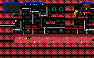 Retro City Rampage: DX (DOS) screenshot: Drainpipe diversions