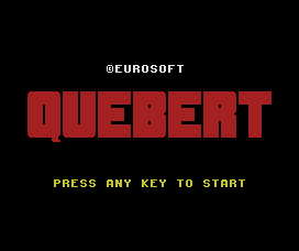 Fuzzball (MSX) screenshot: Eurosoft title screen