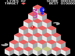 Fuzzball (MSX) screenshot: ...for it will transform into a bouncing snake!
