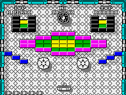 Batty (ZX Spectrum) screenshot: Level 8.
