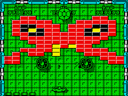 Batty (ZX Spectrum) screenshot: Gun bonus.