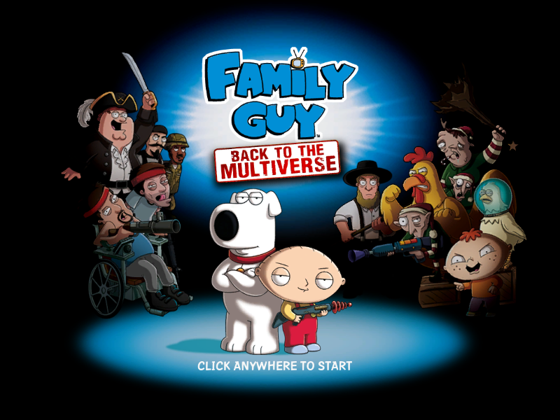 Family Guy: Back to the Multiverse (Windows) screenshot: Title Screen