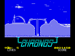 Chronos: A Tapestry of Time (ZX Spectrum) screenshot: Level 3 - The Planet Magrathea.