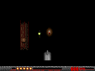 Ultimate Maze (Amiga) screenshot: After I opened the door, there is nothing. Only ghosts appear...
