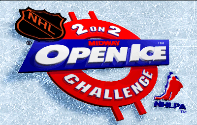 NHL Open Ice: 2 On 2 Challenge (Arcade) screenshot: Title screen