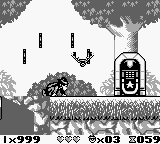 The Blues Brothers: Jukebox Adventure (Game Boy) screenshot: You can also crawl
