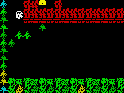 Skuldugery (ZX Spectrum) screenshot: Forest