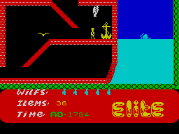 Kokotoni Wilf (ZX Spectrum) screenshot: Anchor.