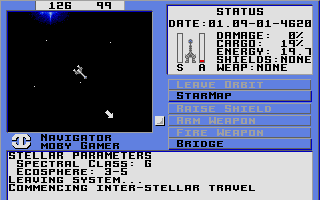 Starflight (Atari ST) screenshot: This solar system is history!