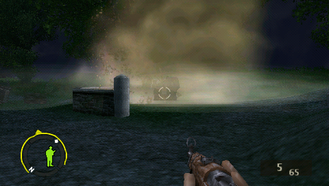 Brothers in Arms: D-Day (PSP) screenshot: The AA gun has been destroyed.
