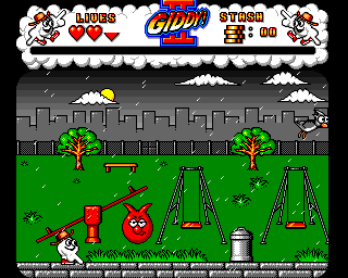 Giddy II: Hero in an Egg Shell (Amiga) screenshot: Park