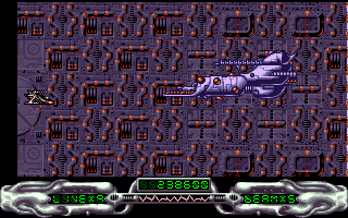 Lethal Zone (Amiga) screenshot: Third level boss