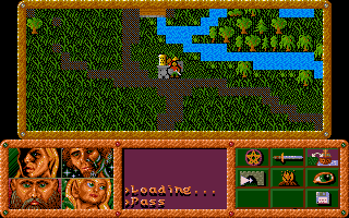 Dragonflight (Amiga) screenshot: World map