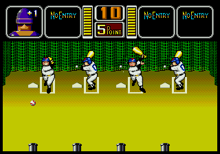 Puzzle & Action: Ichidant-R (Genesis) screenshot: Who hit the most balls