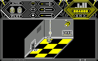 The Fifth Quadrant (Amstrad CPC) screenshot: Say hello to Plot