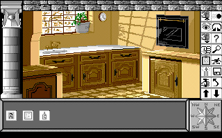 Chrono Quest (Amiga) screenshot: Kitchen