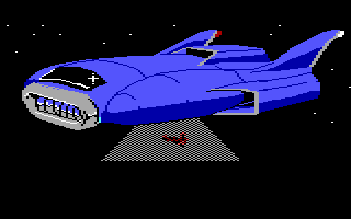 Zak McKracken and the Alien Mindbenders (Commodore 64) screenshot: Oh, great... abducted by aliens!
