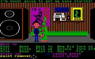 Screenshot of Maniac Mansion (Commodore 64, 1987) - MobyGames