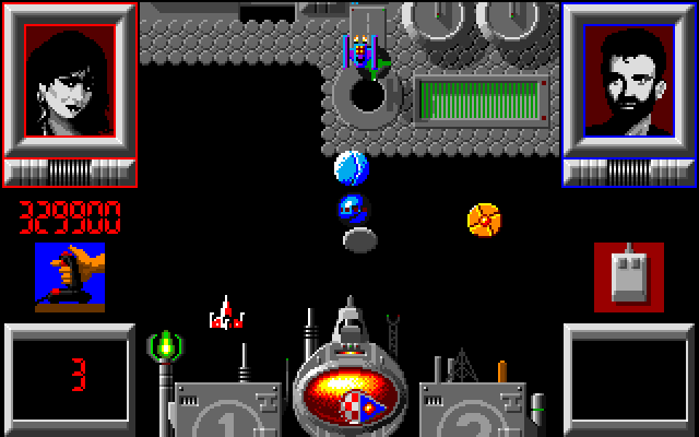 Black Shadow (Amiga) screenshot: Start of level 2.