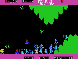 Bokosuka Wars (MSX) screenshot: Battling the enemy