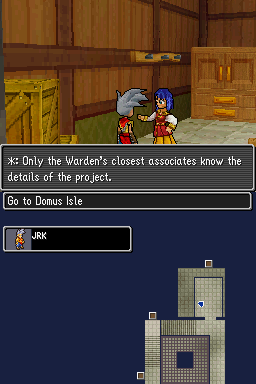 Dragon Quest Monsters: Joker (Nintendo DS) screenshot: Talking with people.