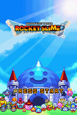 Dragon Quest Heroes: Rocket Slime (Nintendo DS) screenshot: Title screen