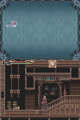 Castlevania: Portrait of Ruin (Nintendo DS) screenshot: In the castle