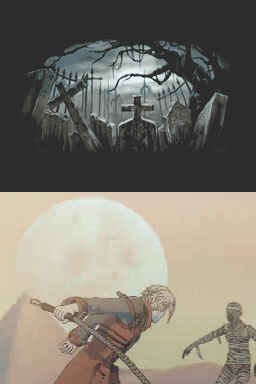 Castlevania: Portrait of Ruin (Nintendo DS) screenshot: Further into the intro