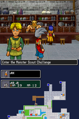Dragon Quest Monsters: Joker (Nintendo DS) screenshot: In the bar