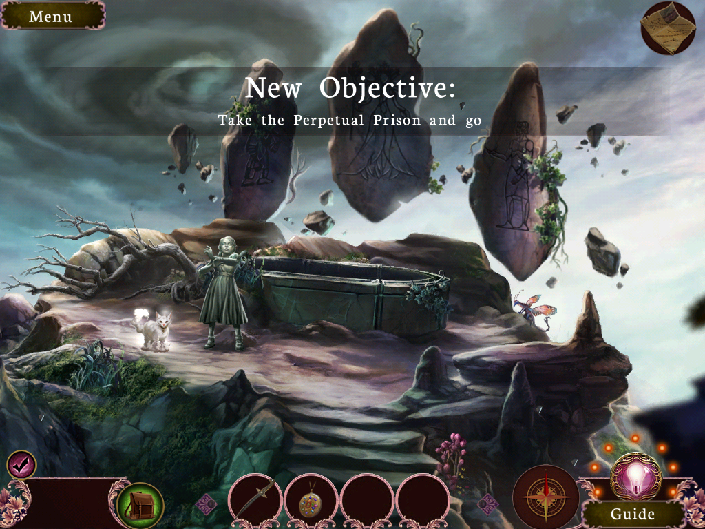 Otherworld: Shades of Fall (Collector's Edition) (iPad) screenshot: Now I need to grab the Perpetual Prison and go