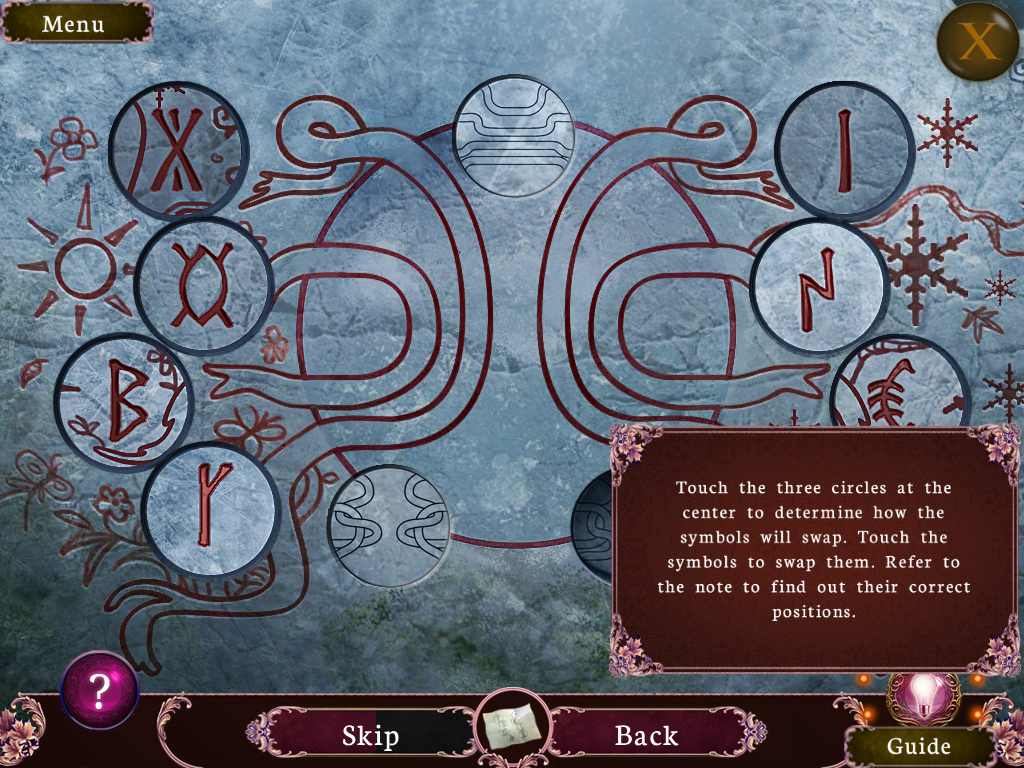 Otherworld: Shades of Fall (Collector's Edition) (iPad) screenshot: A mini-game