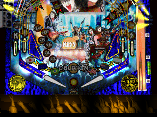 Kiss Pinball (PlayStation) screenshot: Bottom part of the Last Stop: Oblivion table
