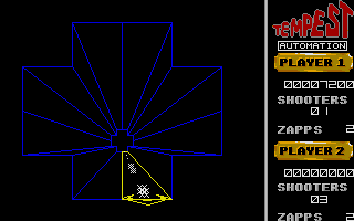 Tempest (Atari ST) screenshot: Level 3