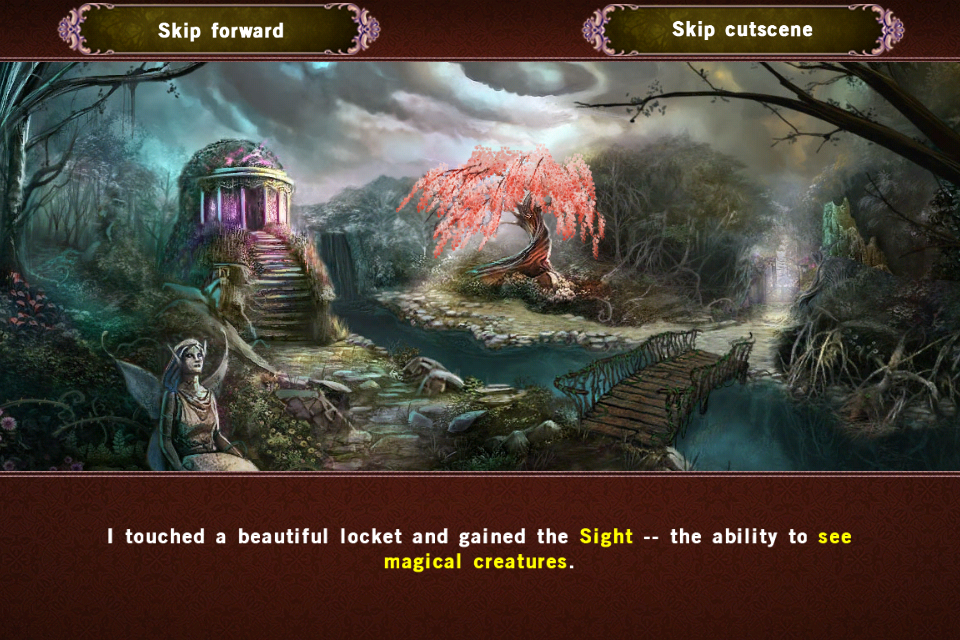 Otherworld: Shades of Fall (Collector's Edition) (iPhone) screenshot: Opening story