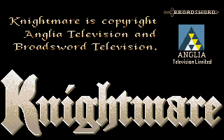 Knightmare (Amiga) screenshot: Title screen