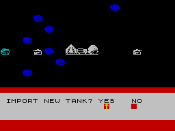 President (ZX Spectrum) screenshot: Increasing military presence
