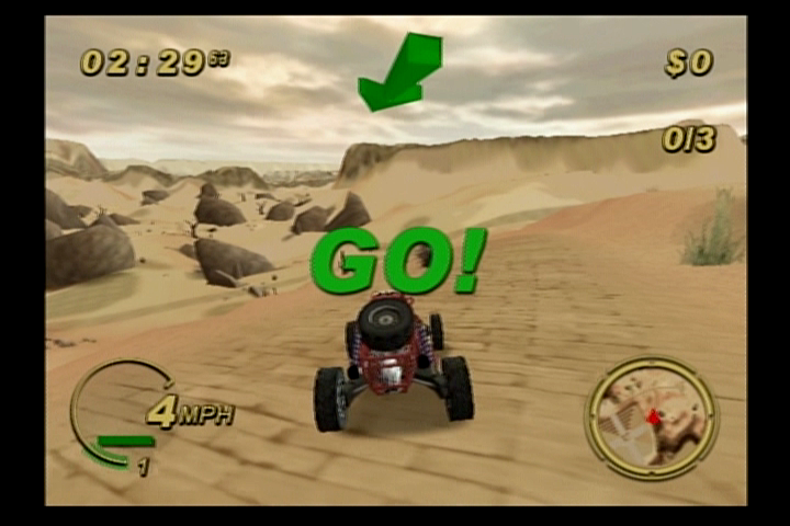 Smuggler's Run (PlayStation 2) screenshot: GO!