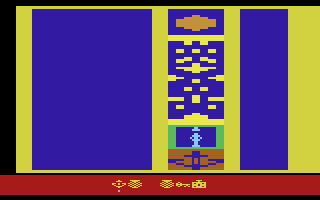 Raiders of the Lost Ark (Atari 2600) screenshot: The map room.