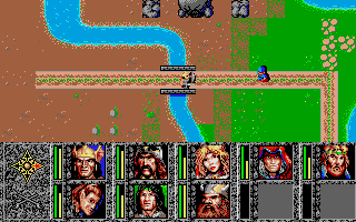 Dragons of Flame (Atari ST) screenshot: On the bridge