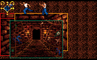 Clive Barker's Nightbreed: The Interactive Movie (Amiga) screenshot: I have entered the underground city of Midian.