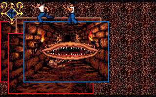 Clive Barker's Nightbreed: The Interactive Movie (Amiga) screenshot: Wait! In the movie, these guys were on my side!