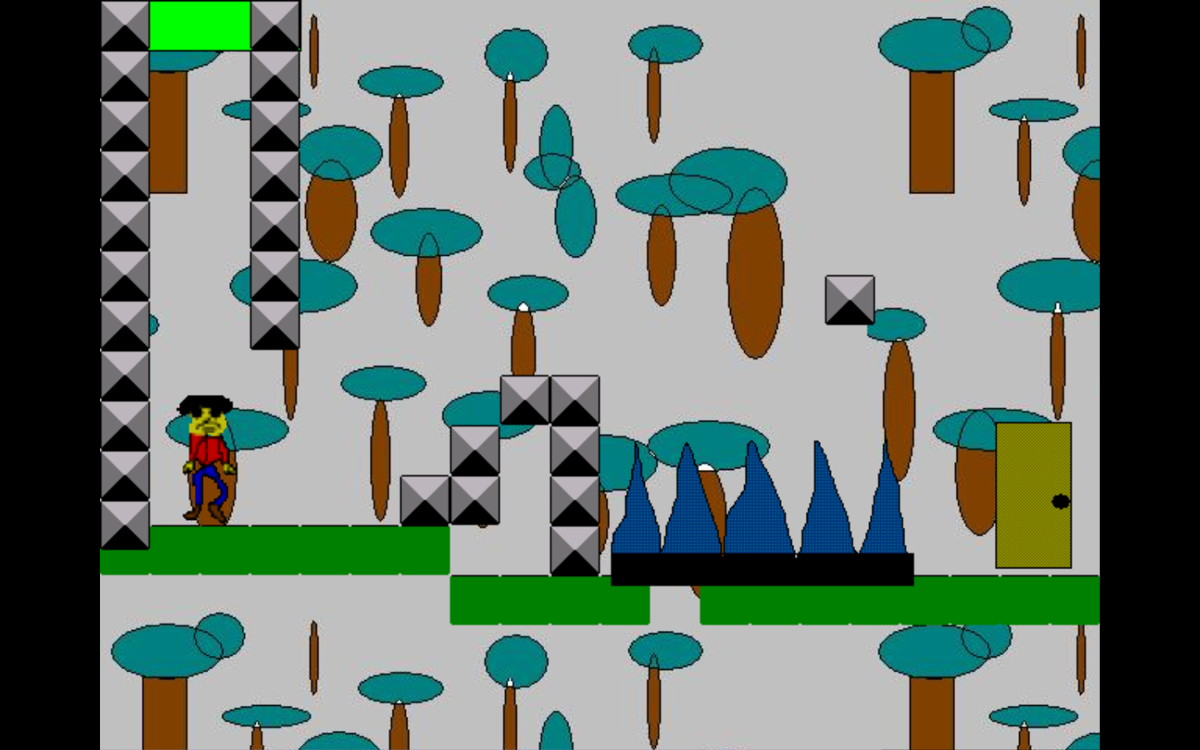 Seid (Windows) screenshot: First level, apparently set in a forest.