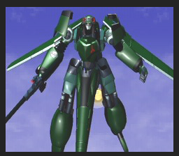 Kokū Hyōryō Nirgends (PC-FX) screenshot: Transformers forever!