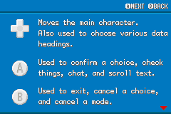 Pokémon LeafGreen Version (Game Boy Advance) screenshot: Short tutorial