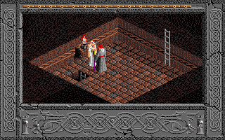 The Immortal (Amiga) screenshot: Ana is rescued, level 4 complete!