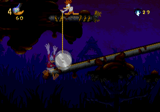 Screenshot of Maui Mallard in Cold Shadow (Genesis, 1995) - MobyGames