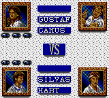 Wimbledon Championship Tennis (Game Gear) screenshot: So these are the teams