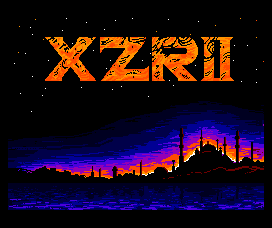 Exile (MSX) screenshot: Title screen