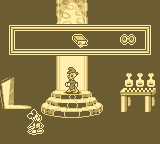 Mickey's Ultimate Challenge (Game Boy) screenshot: Mickey then gains a pair of eyeglasses.