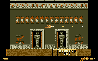 Eye of Horus (Amiga) screenshot: As a bird